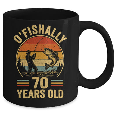 O'fishally 70 Years Old Fisherman 70Th Birthday Fishing Mug | siriusteestore