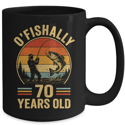 O'fishally 70 Years Old Fisherman 70Th Birthday Fishing Mug | siriusteestore