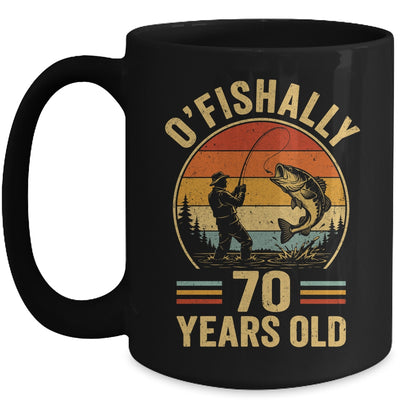 O'fishally 70 Years Old Fisherman 70Th Birthday Fishing Mug | siriusteestore