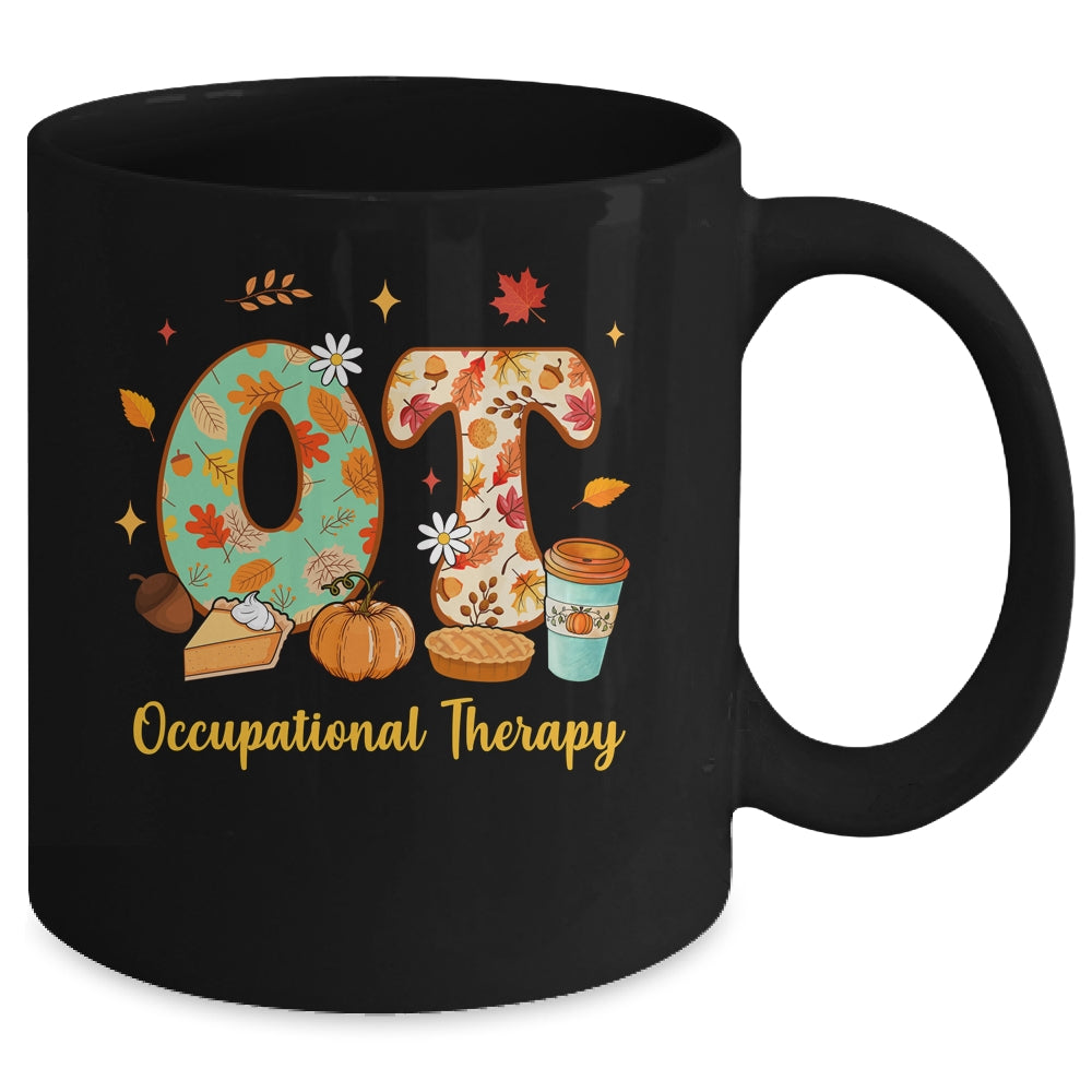 Occupational Therapy Fall OT OTA Autumn Thanksgiving Mug | siriusteestore