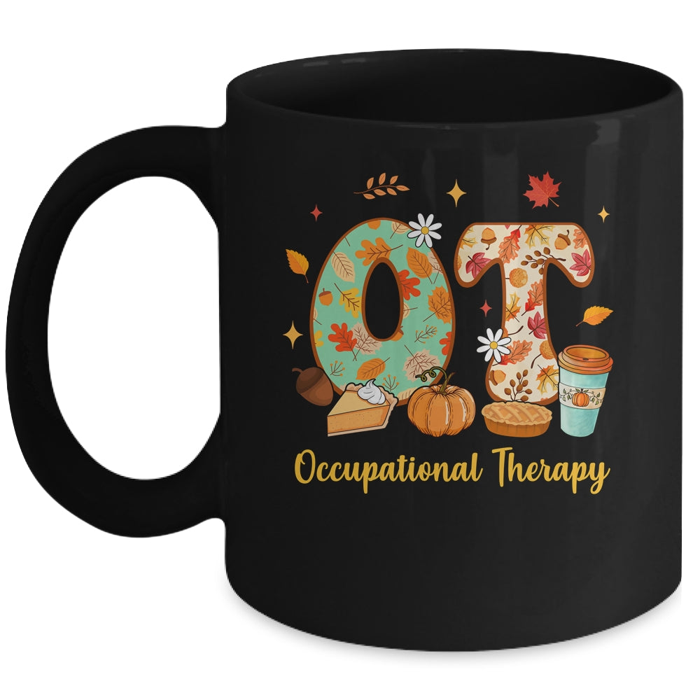 Occupational Therapy Fall OT OTA Autumn Thanksgiving Mug | siriusteestore