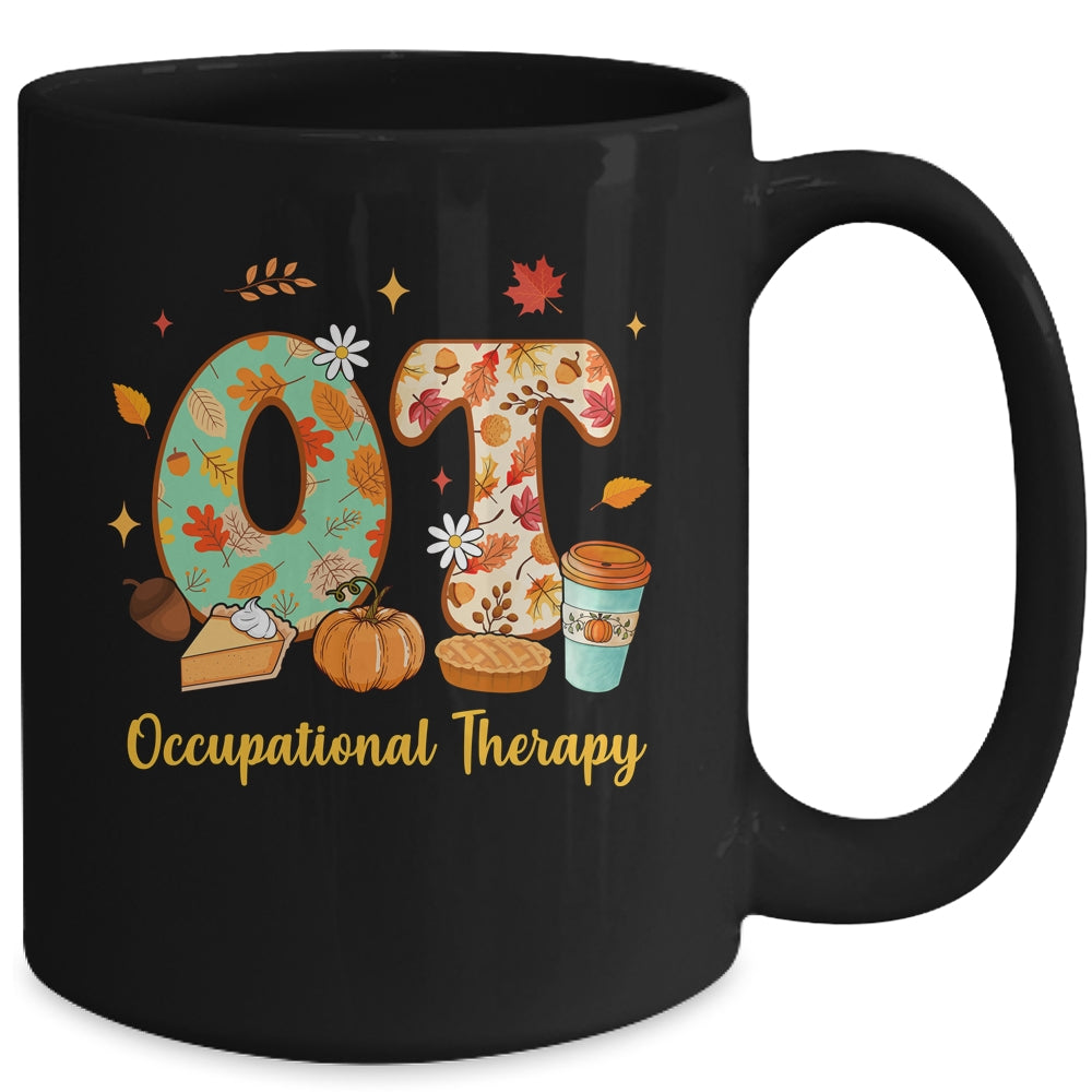 Occupational Therapy Fall OT OTA Autumn Thanksgiving Mug | siriusteestore
