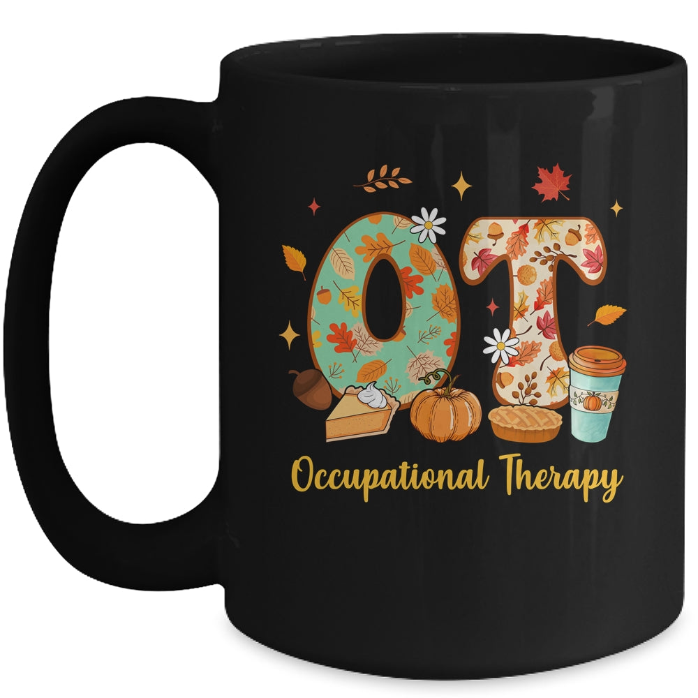 Occupational Therapy Fall OT OTA Autumn Thanksgiving Mug | siriusteestore