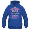 October 1985 40 Years Of Being Awesome Retro 40th Birthday Shirt & Tank Top | siriusteestore