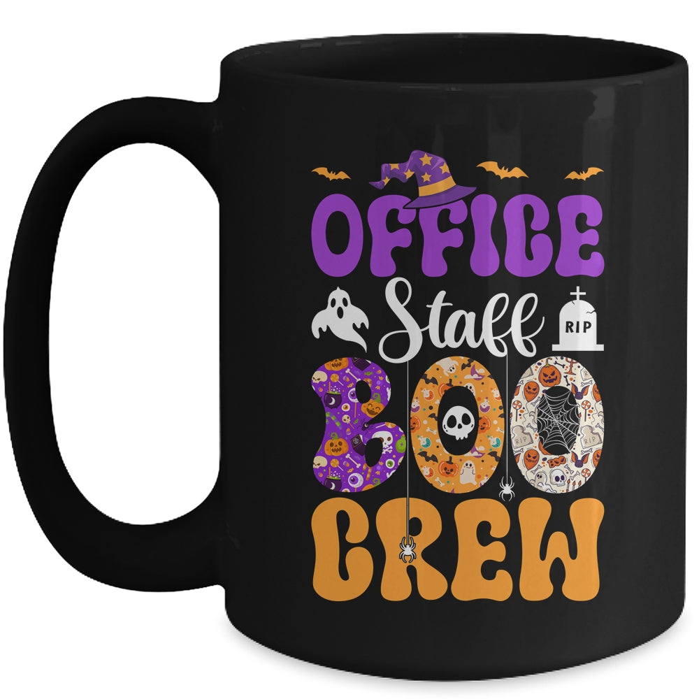 Office Staff Boo Crew Matching Autumn Halloween Costume Mug | siriusteestore