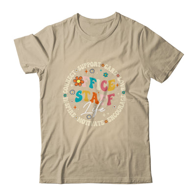 Office Staff Life Appreciation Week Back To School Groovy Shirt & Hoodie | siriusteestore