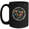 Office Staff Life Appreciation Week Back To School Groovy Mug | siriusteestore