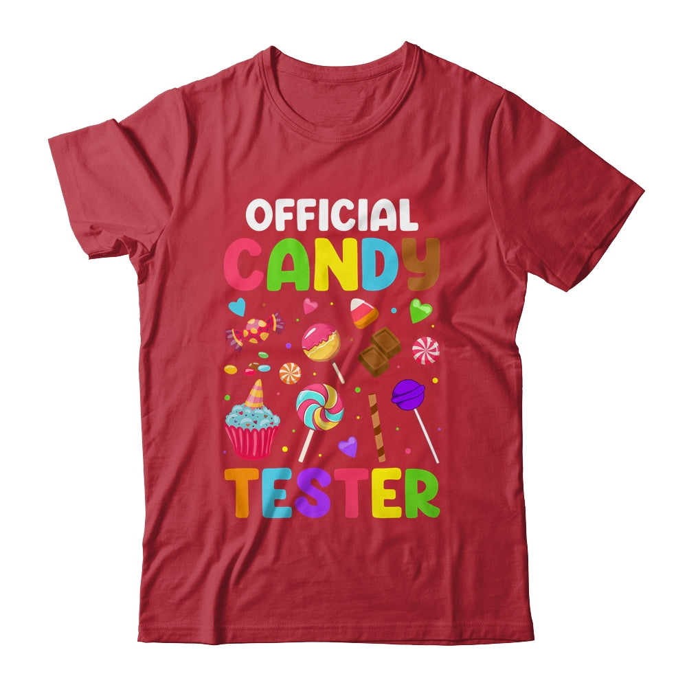 Official Candy Tester Sweets Funny Halloween Party Costume Shirt & Sweatshirt | siriusteestore
