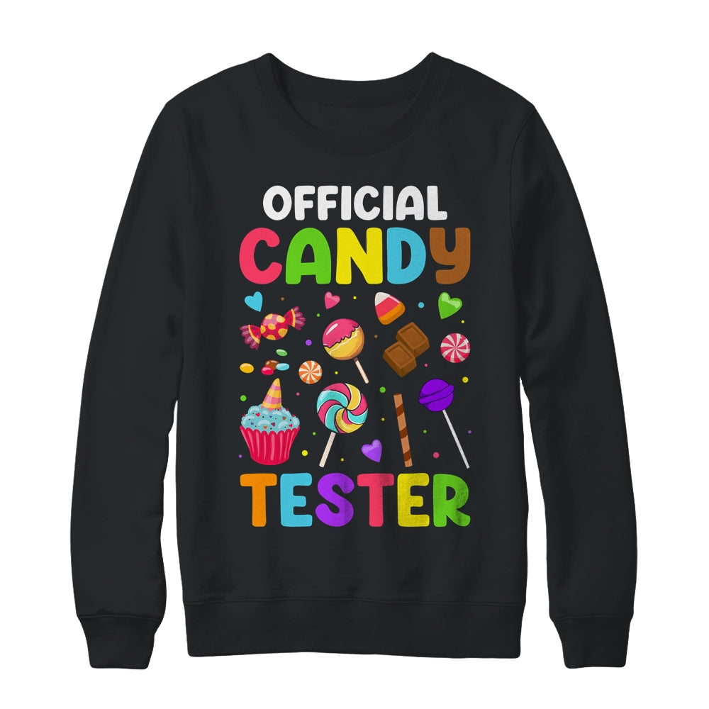 Official Candy Tester Sweets Funny Halloween Party Costume Shirt & Sweatshirt | siriusteestore