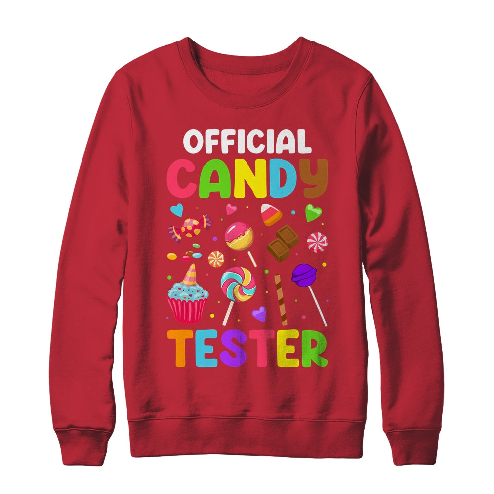 Official Candy Tester Sweets Funny Halloween Party Costume Shirt & Sweatshirt | siriusteestore