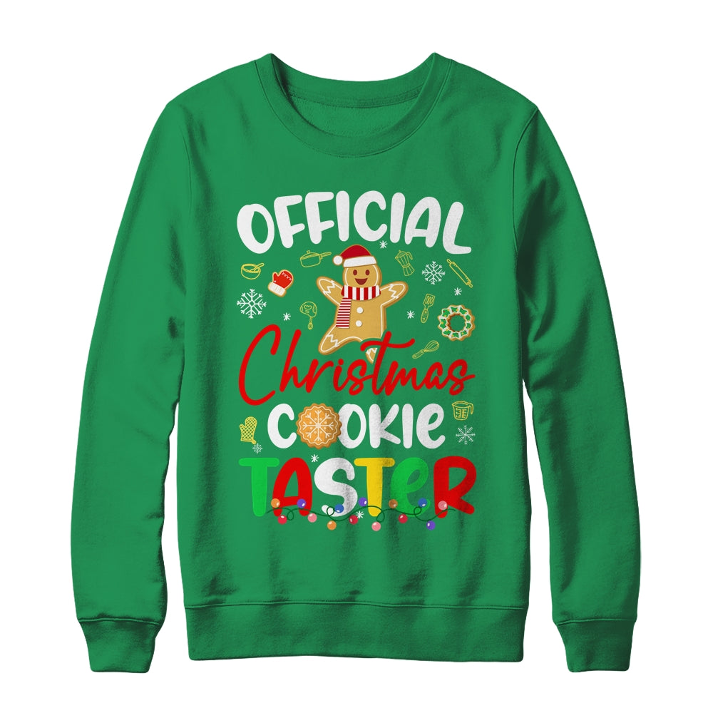Official Christmas Cookie Taster Baking Baker Holiday Xmas Shirt & Sweatshirt | siriusteestore