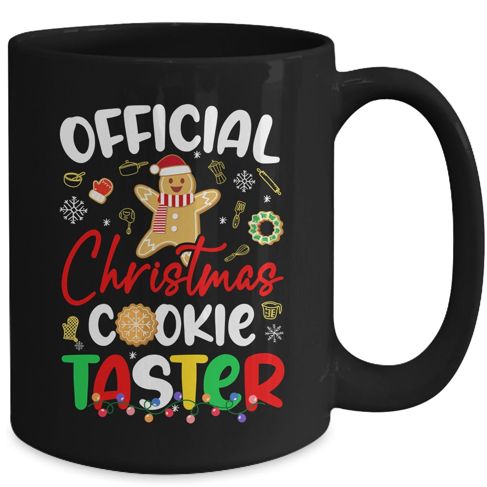 Official Christmas Cookie Taster Baking Baker Holiday Xmas Mug | siriusteestore