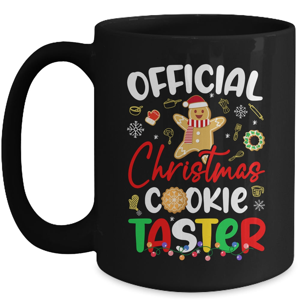 Official Christmas Cookie Taster Baking Baker Holiday Xmas Mug | siriusteestore