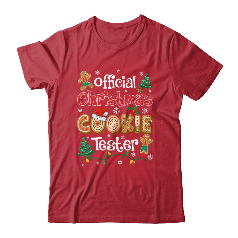 Official Christmas Cookie Tester Taster Baking Crew Funny Shirt & Sweatshirt | siriusteestore