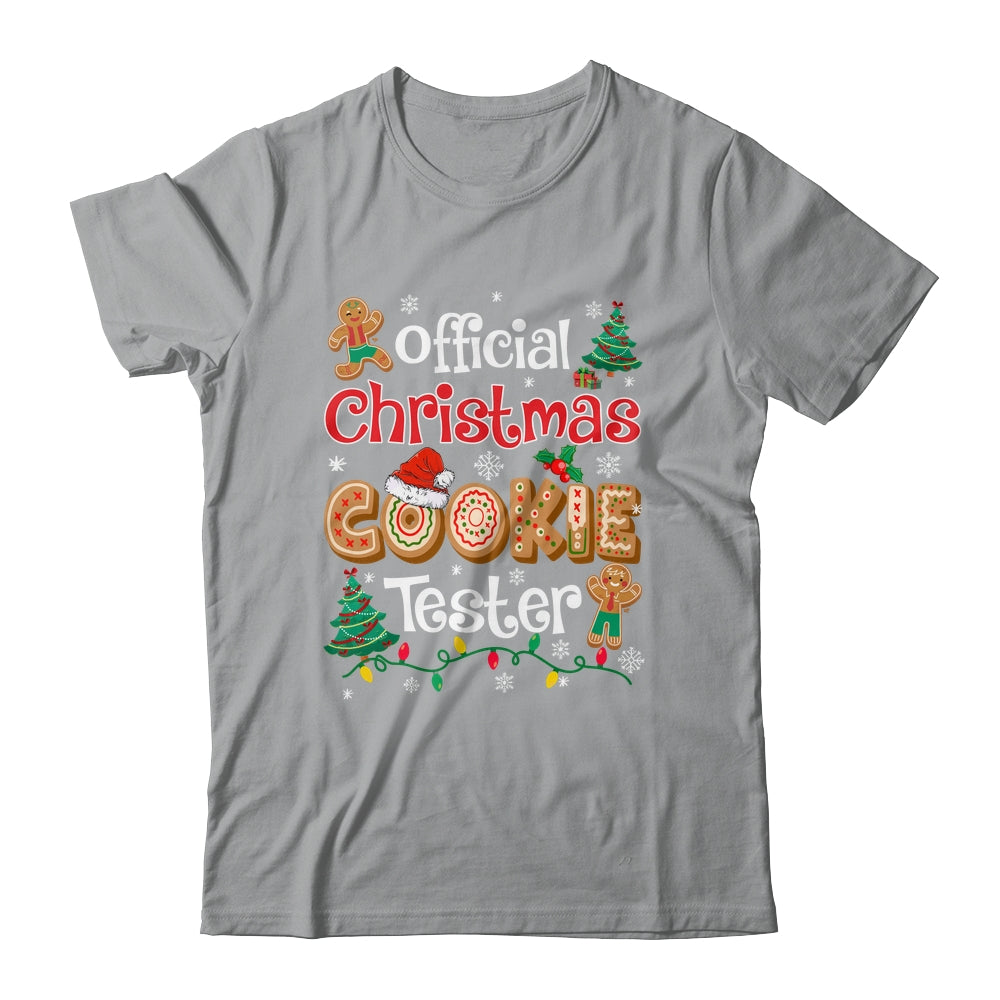 Official Christmas Cookie Tester Taster Baking Crew Funny Shirt & Sweatshirt | siriusteestore
