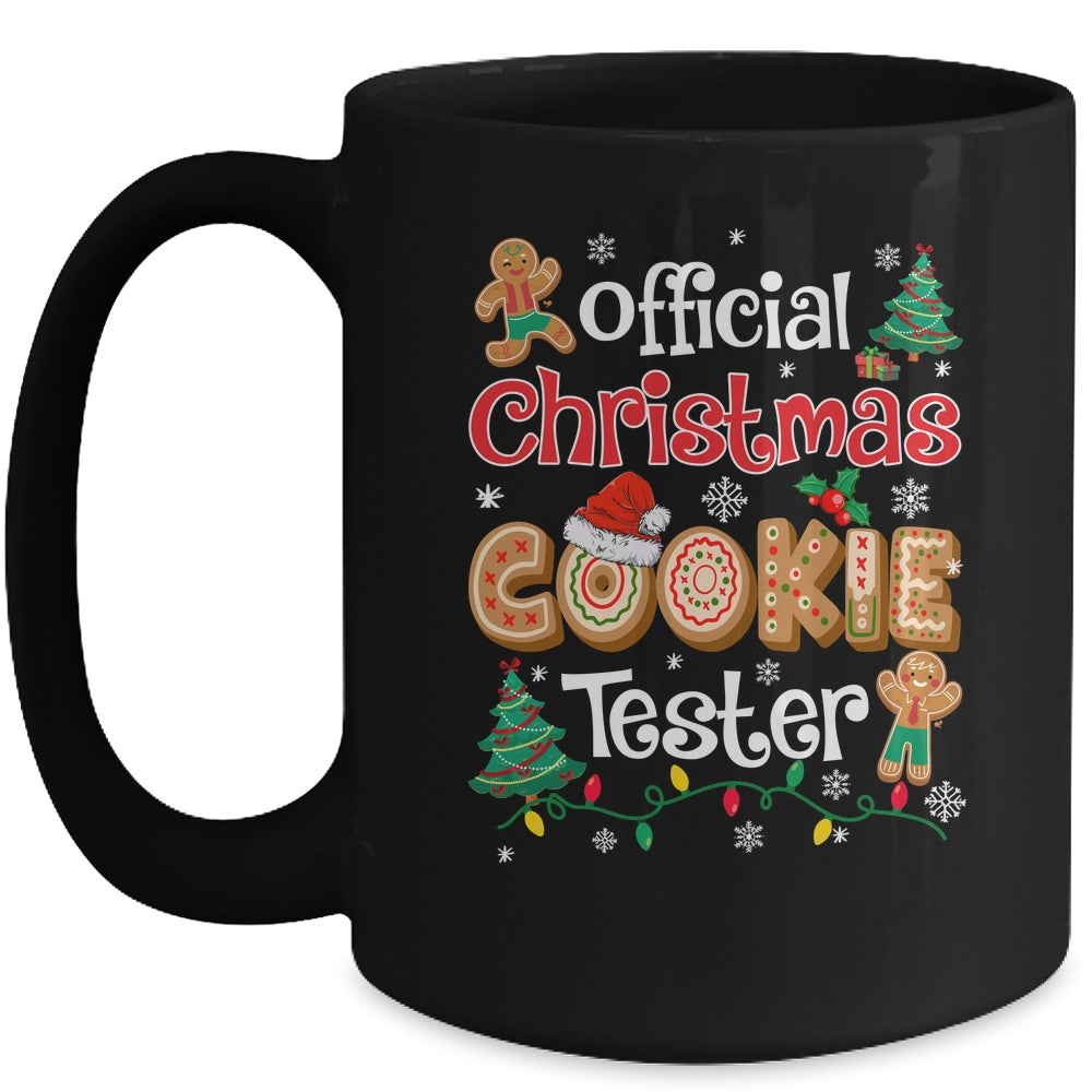 Official Christmas Cookie Tester Taster Baking Crew Funny Mug | siriusteestore