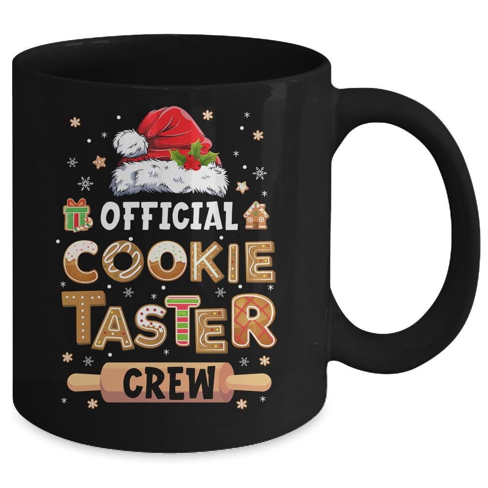Official Cookie Taster Crew Funny Christmas Baking Team Mug | siriusteestore