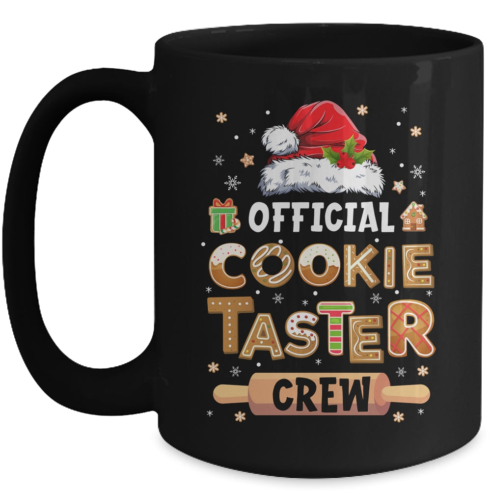 Official Cookie Taster Crew Funny Christmas Baking Team Mug | siriusteestore