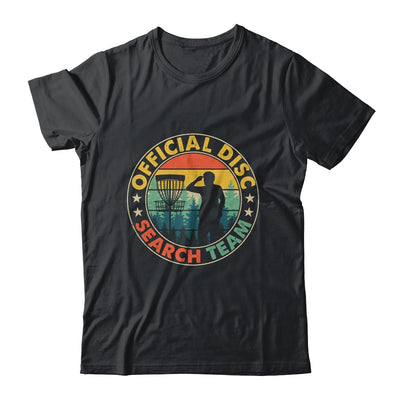 Official Disc Search Team Frisbee Golf Funny Disc Golf Retro Shirt & Hoodie | siriusteestore