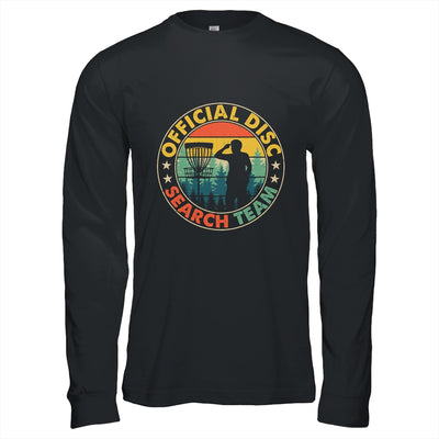 Official Disc Search Team Frisbee Golf Funny Disc Golf Retro Shirt & Hoodie | siriusteestore