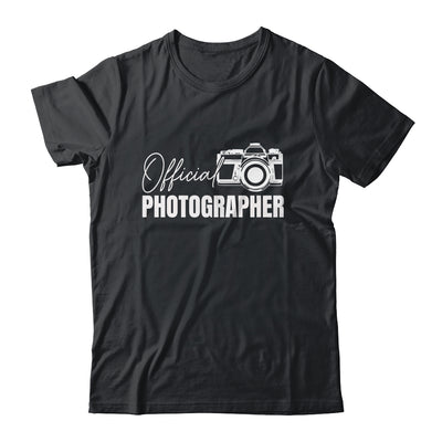 Official Photographer Event Photography Design For Men Women Shirt & Tank Top | siriusteestore