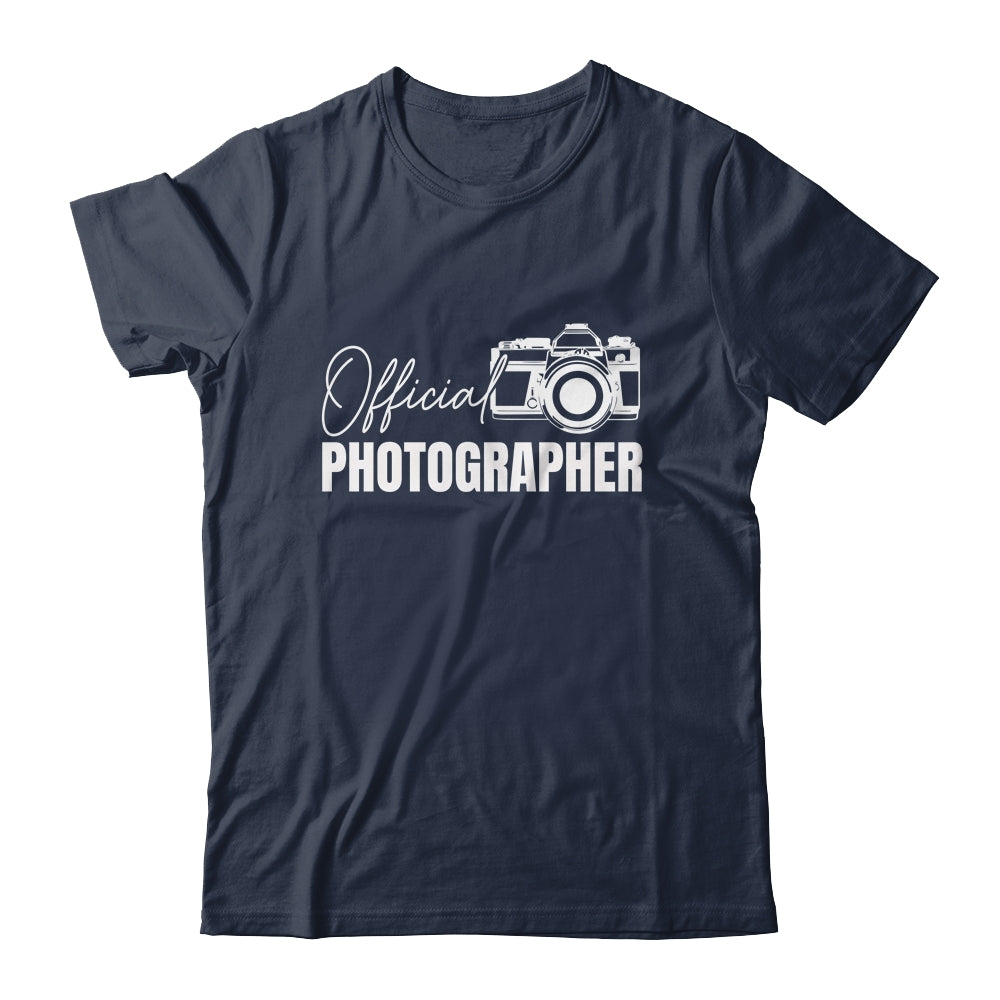 Official Photographer Event Photography Design For Men Women Shirt & Tank Top | siriusteestore