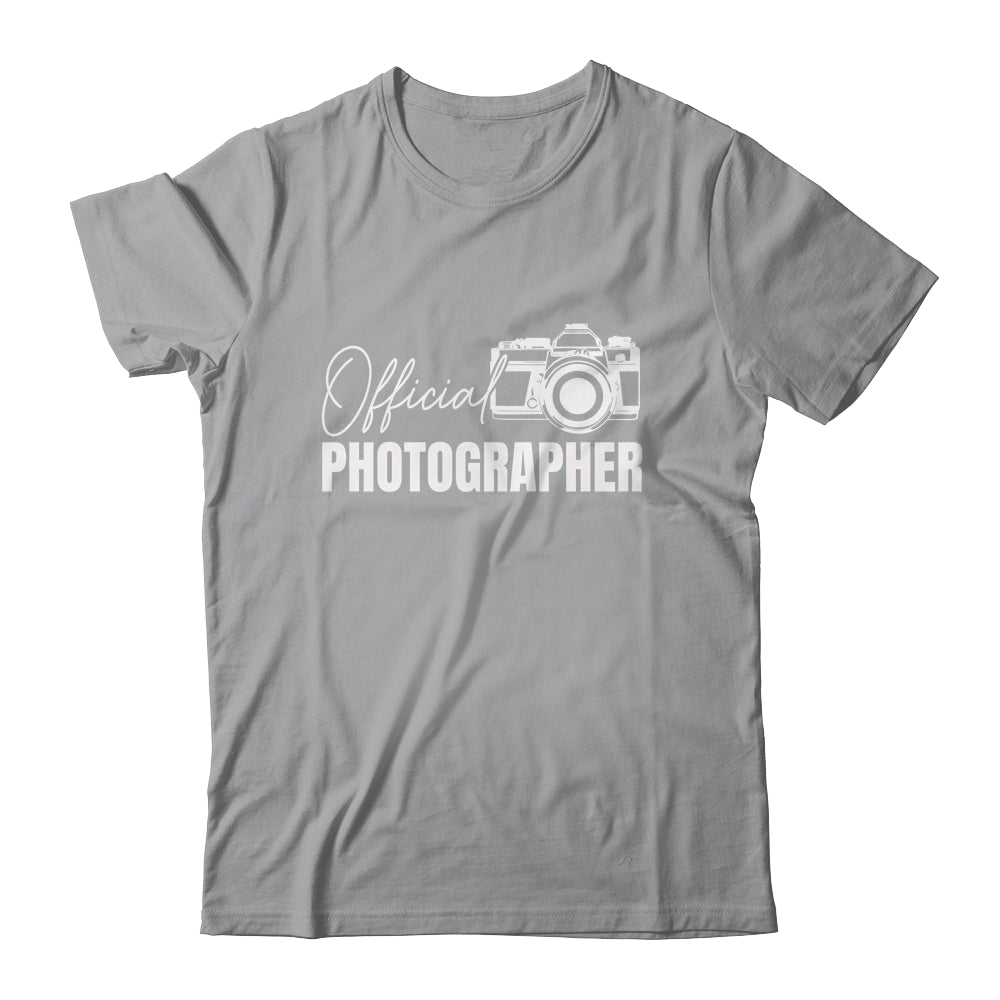 Official Photographer Event Photography Design For Men Women Shirt & Tank Top | siriusteestore