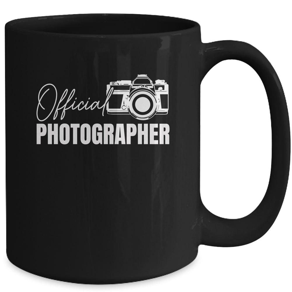 Official Photographer Event Photography Design For Men Women Mug | siriusteestore