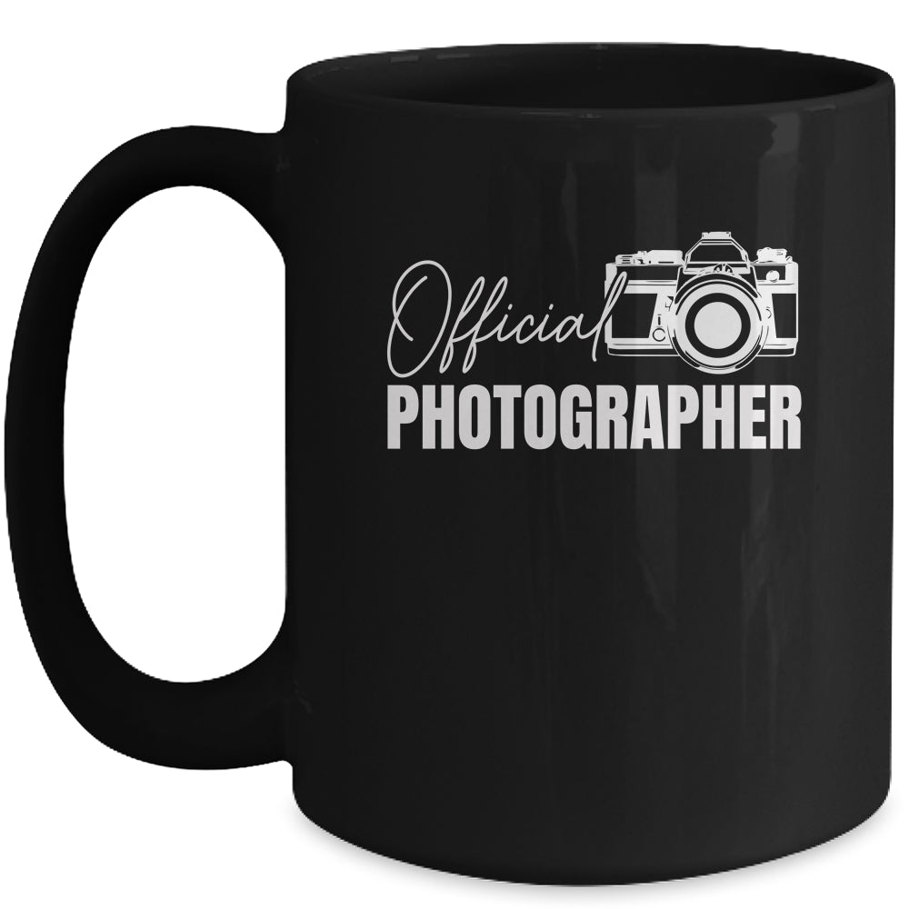 Official Photographer Event Photography Design For Men Women Mug | siriusteestore