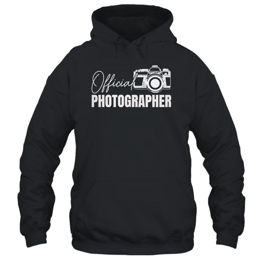 Official Photographer Event Photography Design For Men Women Shirt & Tank Top | siriusteestore