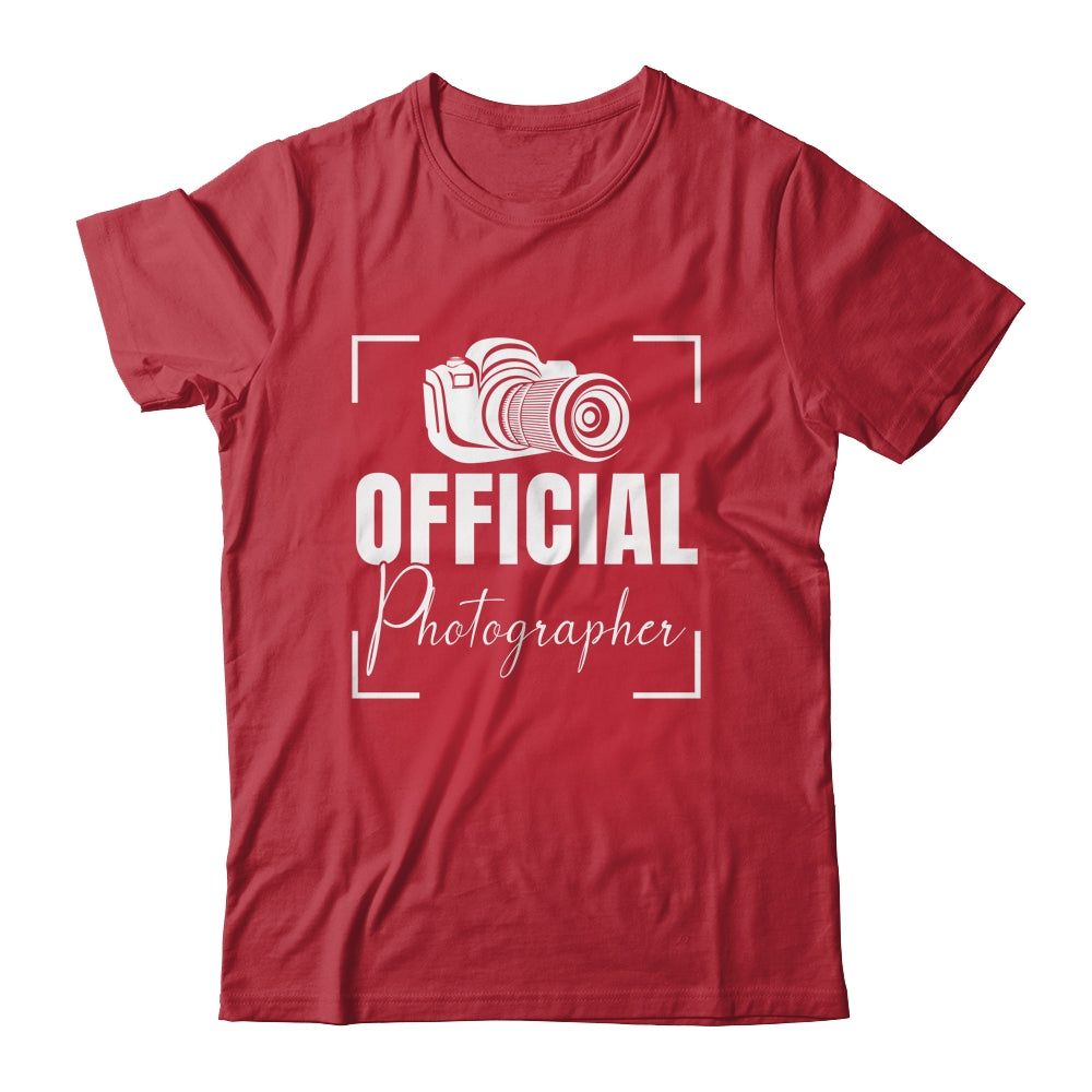 Official Photographer Matching Group Event Photography Lover Shirt & Tank Top | siriusteestore