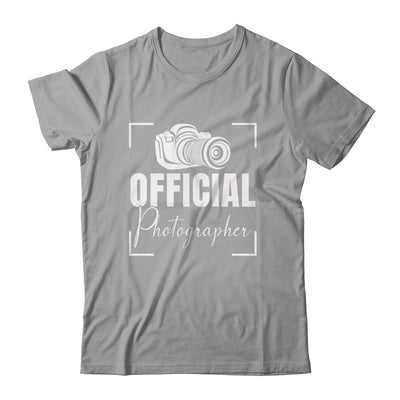 Official Photographer Matching Group Event Photography Lover Shirt & Tank Top | siriusteestore