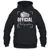 Official Photographer Matching Group Event Photography Lover Shirt & Tank Top | siriusteestore