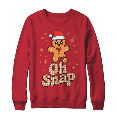 Oh Snap Christmas Gingerbread Man Cute Cookie Baking Team Shirt & Sweatshirt | siriusteestore