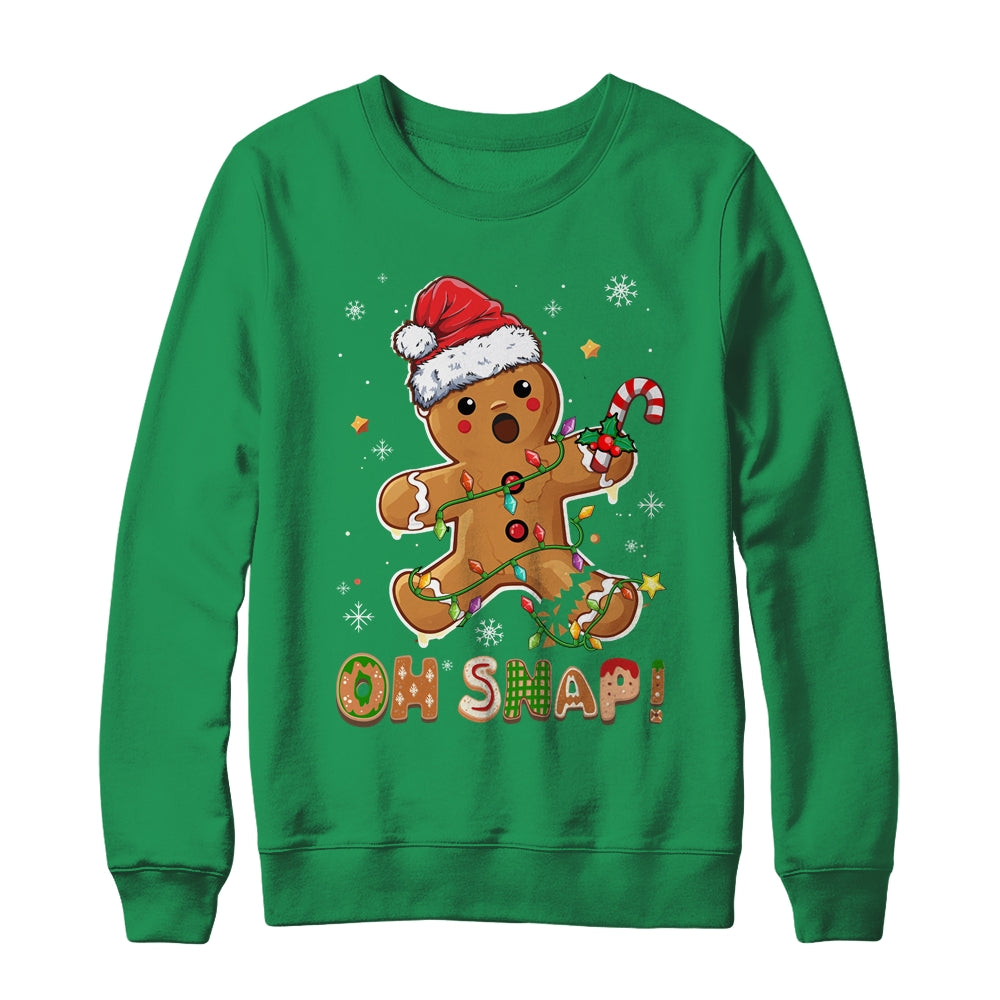 Oh Snap Gingerbread Man Christmas Cookie Costume Baking Team Shirt & Sweatshirt | siriusteestore
