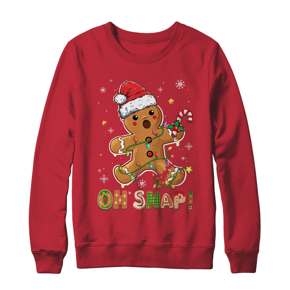 Oh Snap Gingerbread Man Christmas Cookie Costume Baking Team Shirt & Sweatshirt | siriusteestore