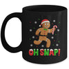 Oh Snap Gingerbread Man Merry Christmas Xmas Boy Girl Mug | siriusteestore