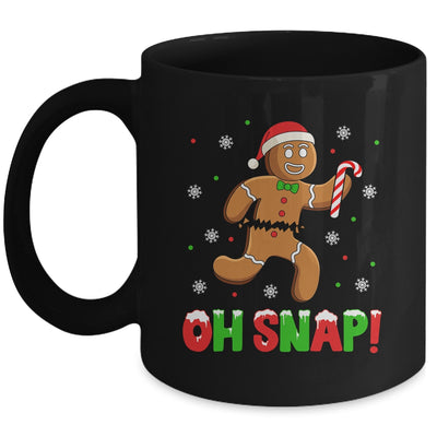 Oh Snap Gingerbread Man Merry Christmas Xmas Boy Girl Mug | siriusteestore
