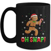 Oh Snap Gingerbread Man Merry Christmas Xmas Boy Girl Mug | siriusteestore