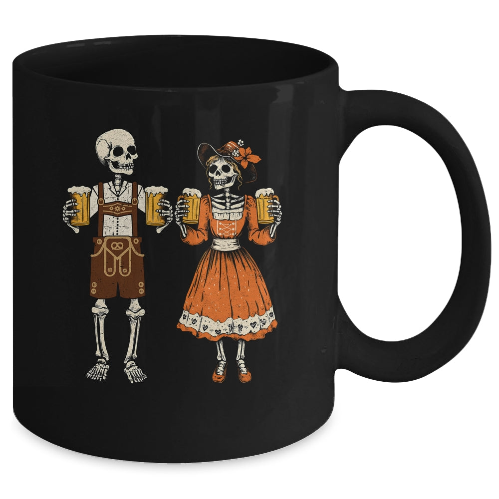 Oktoberfest Beer German Funny Couple Lederhosen Costume Mug | siriusteestore