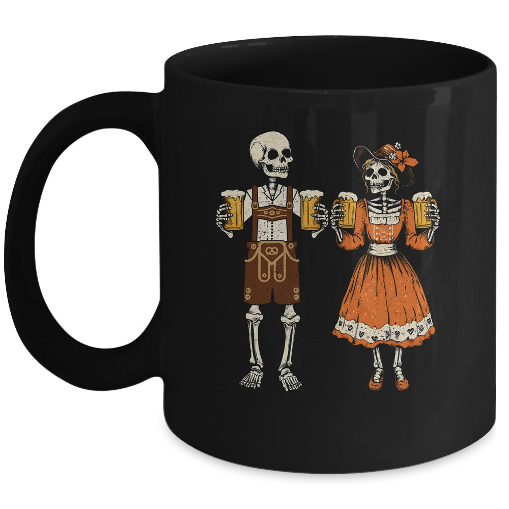Oktoberfest Beer German Funny Couple Lederhosen Costume Mug | siriusteestore