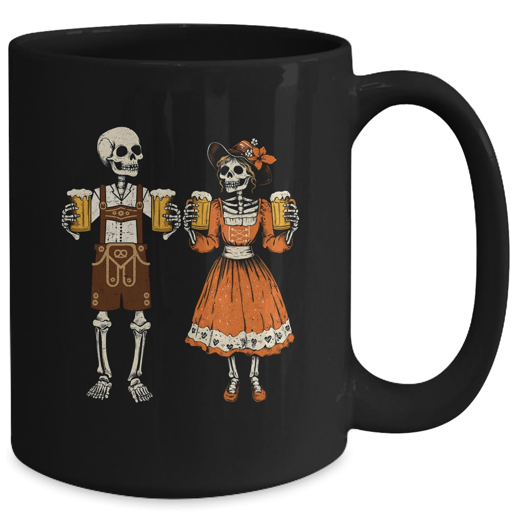 Oktoberfest Beer German Funny Couple Lederhosen Costume Mug | siriusteestore