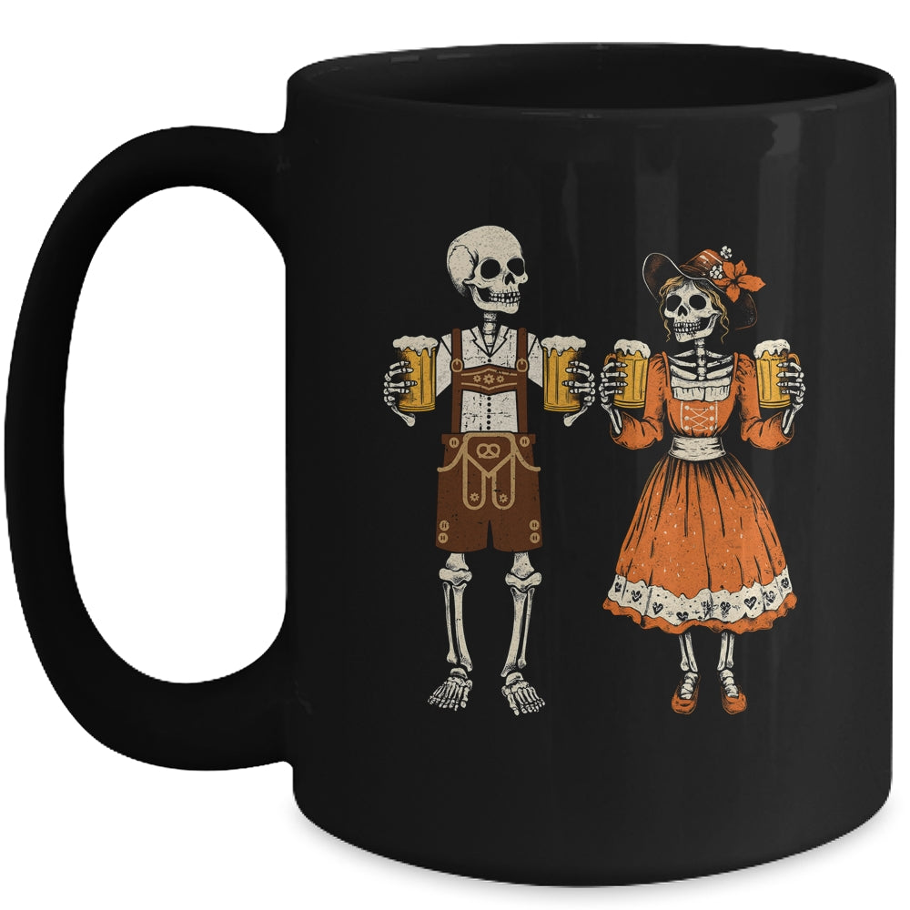 Oktoberfest Beer German Funny Couple Lederhosen Costume Mug | siriusteestore