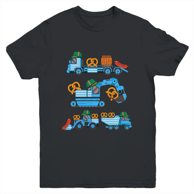Oktoberfest Construction Vehicles German Costume Boys Kids Youth Shirt | siriusteestore