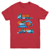 Oktoberfest Construction Vehicles German Costume Boys Kids Youth Shirt | siriusteestore