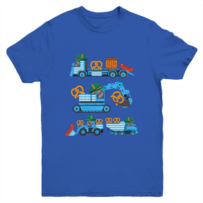 Oktoberfest Construction Vehicles German Costume Boys Kids Youth Shirt | siriusteestore