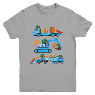 Oktoberfest Construction Vehicles German Costume Boys Kids Youth Shirt | siriusteestore