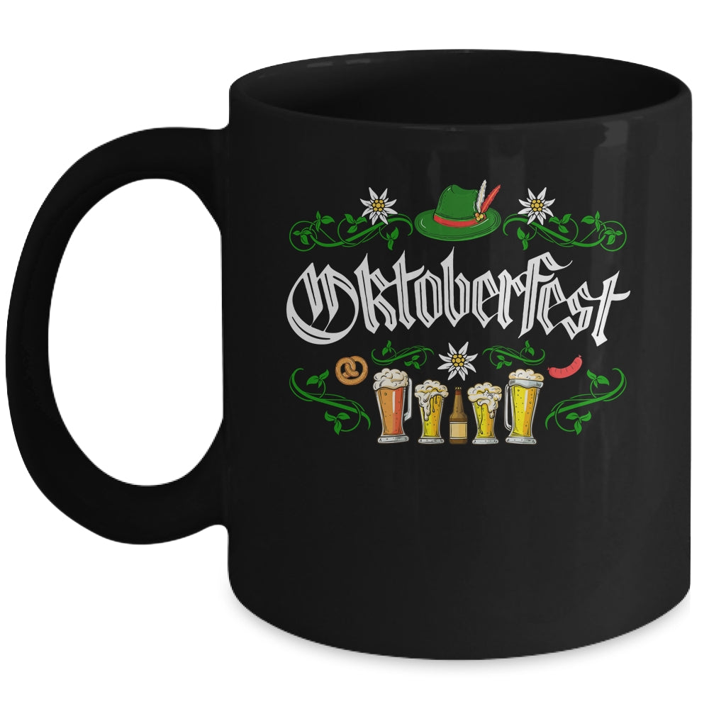 Oktoberfest Cost Funny Beer Hat Pretzel German Men Women Mug | siriusteestore