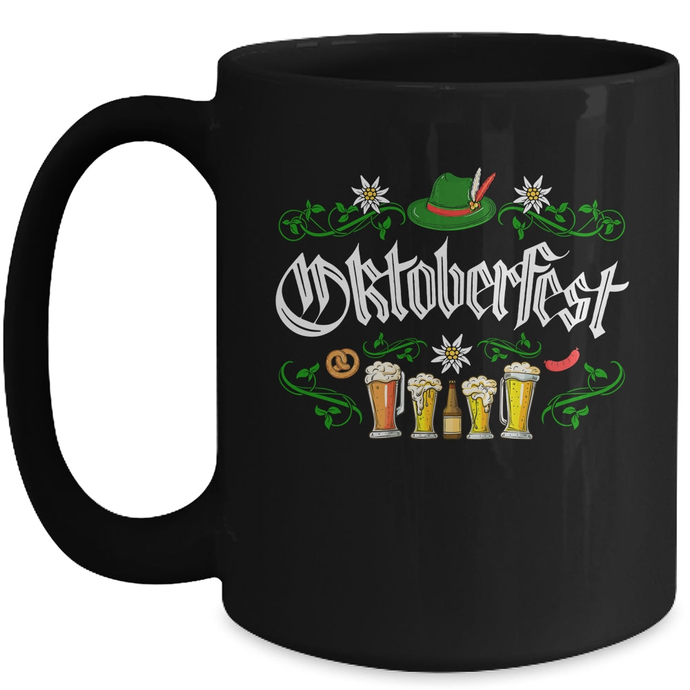 Oktoberfest Cost Funny Beer Hat Pretzel German Men Women Mug | siriusteestore