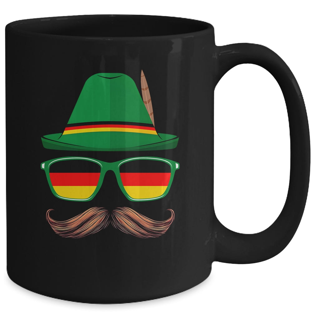 Oktoberfest Costume German Bavarian Face Glasses Hat For Men Mug | siriusteestore